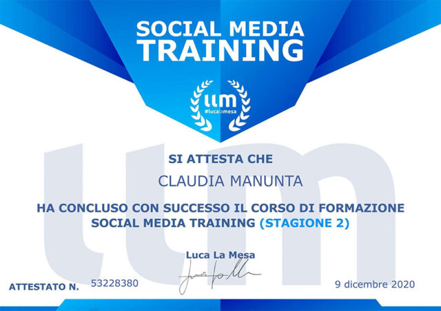 Social-media-training_2° Luca La Mesa Academy