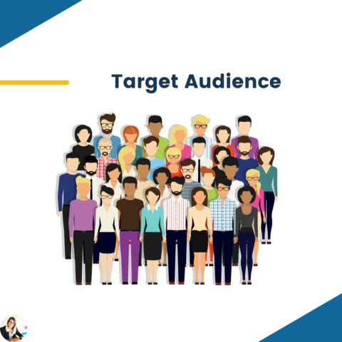 gruppo di persone ad indicare la target audience in una strategia social